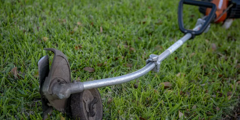 lawn maintenance techniques including mulching and irrigation in Lutz FL